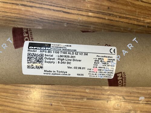 MPS-B5 1100 T100 HLD 5Z V2 3M Codificador incremental linear magnético de alto desempenho para freio de prensa