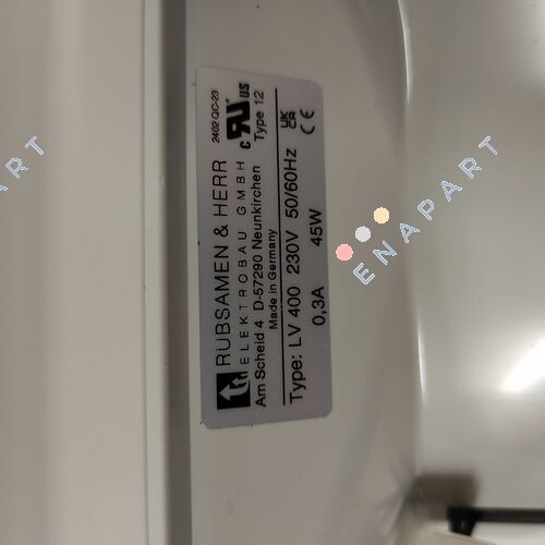 LV 400 230V 0,3/0,25A 45/39W 50/60Hz Motor