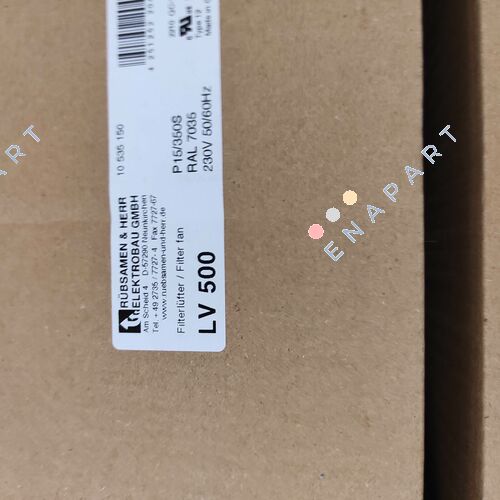 LV 500 230V / 10 535 150 Ventilador e filtro