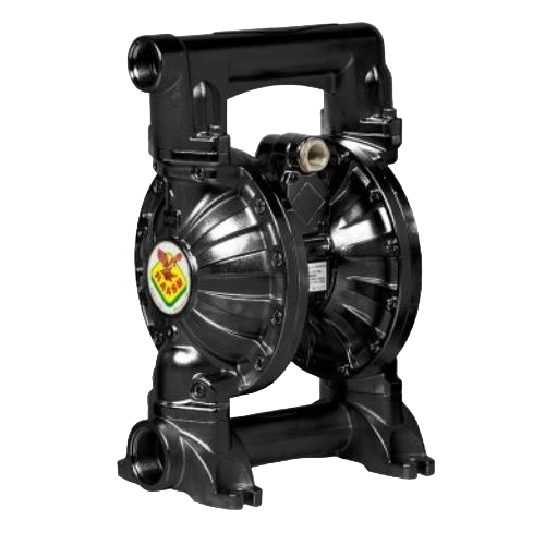 Aluminum diaphragm pump with cataphoresis treatment