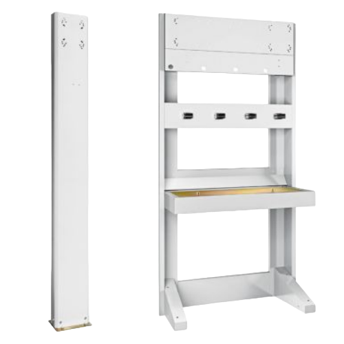 Service columns and Trolleys