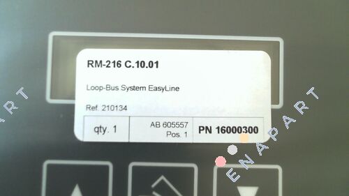RM-216 C.10.01 Sistema de controle de filtro