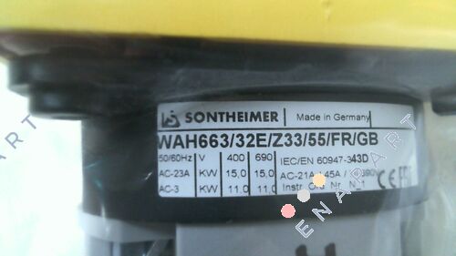 WAH663/32E/Z33/55/FR/GB / 10000083 Interruptor de came especial