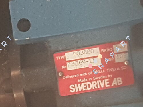 F03580 Redutor