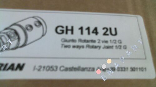 GH 114 2U Passagem rotativa de dois canais