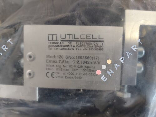 120 (7.5 kg...50 kg) célula de carga