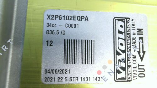 X2P6102EQPA bomba de engrenagem externa