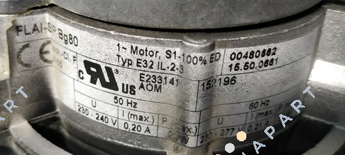 P15.50.0661 flange de ventilador